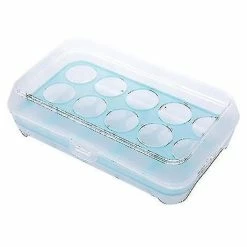 Unbranded 15 Grids Eggs Storage Box Refrigerator Fresh Food Container Case Portable Wild Picnic Egg Organizer Egg Box Holder