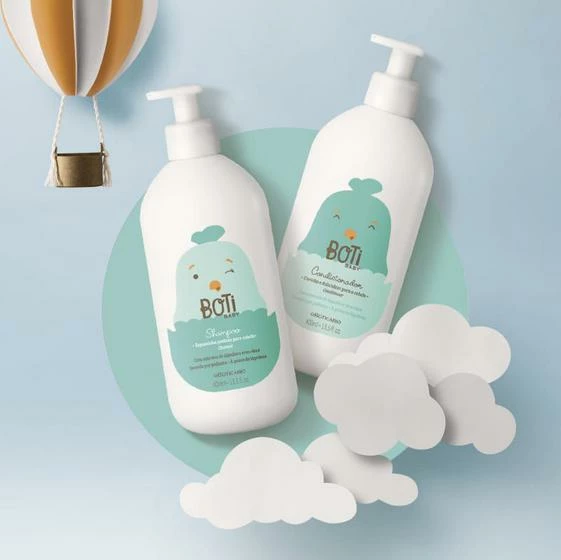 O BOTICARIO Combo Boti Baby Infantil Shampoo 400ml + Condicionador 400ml - O Boticário - Image 2