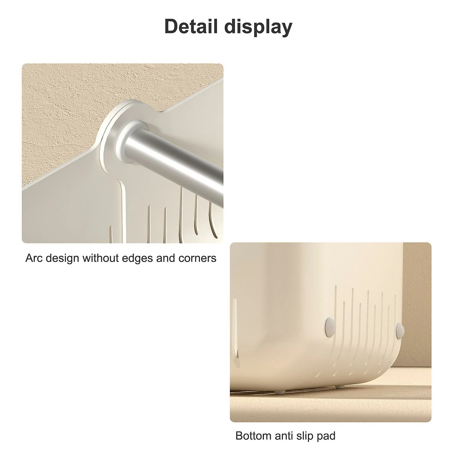 Unbranded Rotary Folding Storage Basket For Fruits Vegetables Food On Countertop Sink, Large Capacity Container With Quick Drain Holes, Multipurpose Organizer - Image 2