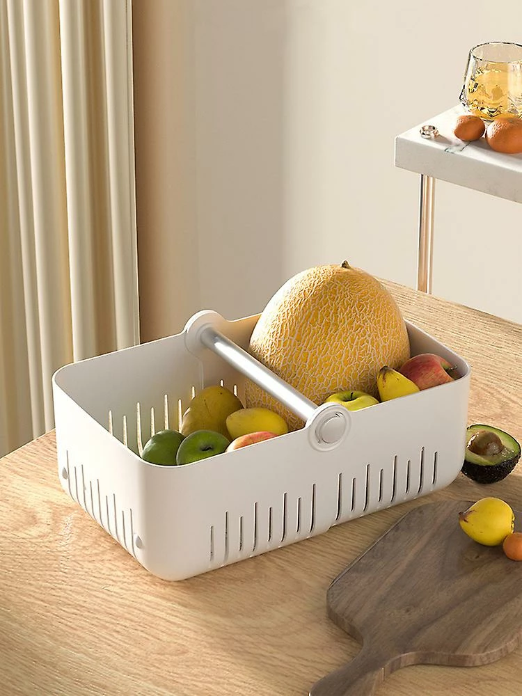 Unbranded Rotary Folding Storage Basket For Fruits Vegetables Food On Countertop Sink, Large Capacity Container With Quick Drain Holes, Multipurpose Organizer - Image 4
