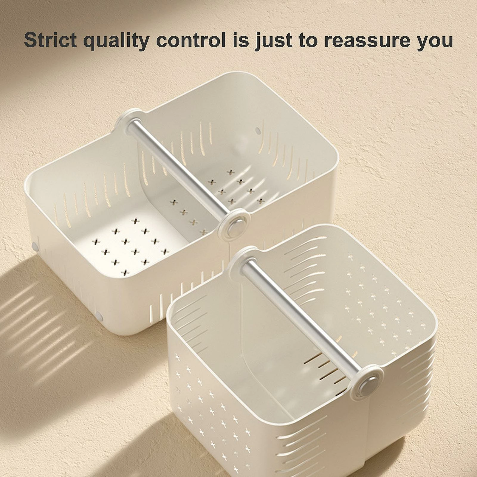 Unbranded Rotary Folding Storage Basket For Fruits Vegetables Food On Countertop Sink, Large Capacity Container With Quick Drain Holes, Multipurpose Organizer - Image 5