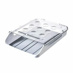 Unbranded Egg Storage Box Rack Built-in Silicone Pad Plastic Transparent Drawer Type Food Preservation Refrigerator Eggs Container