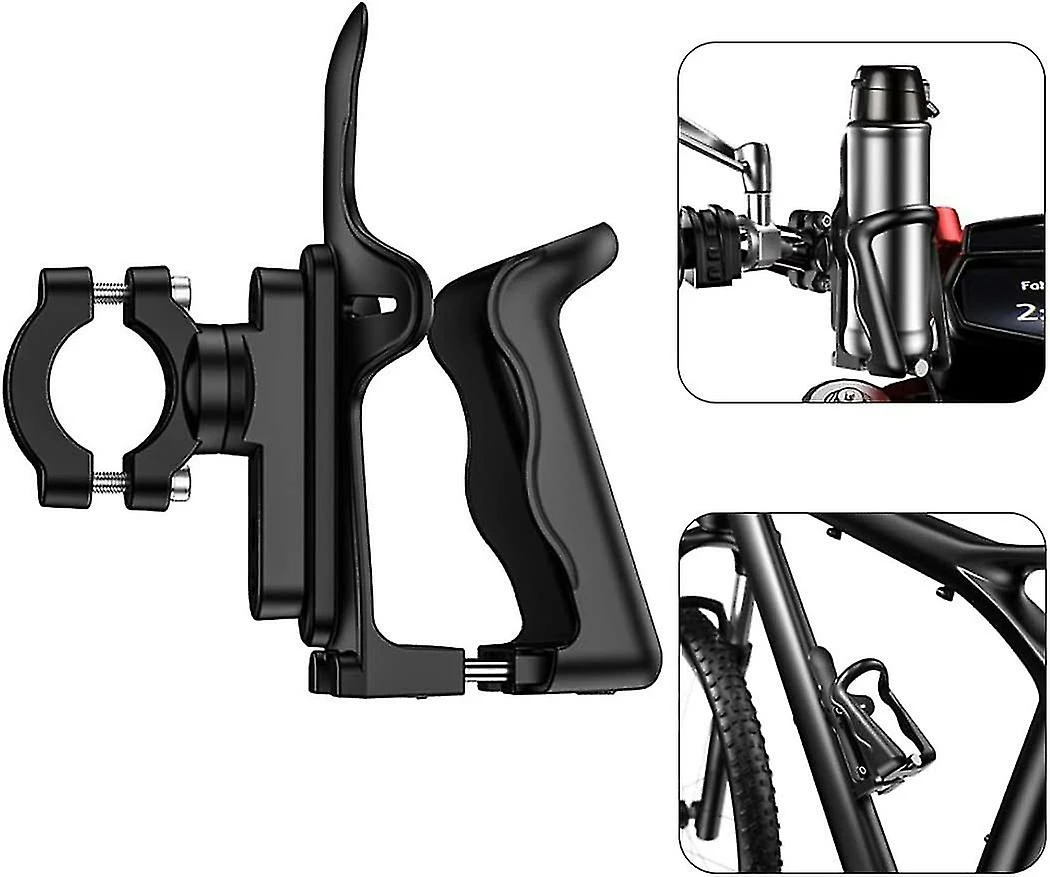 Unbranded Bike Bottle Holder Stand Mountain Bicycle Water Cup Cage For Motorcycle Baby Stroller For Cycling Gadget1pcsblack - Image 4