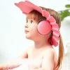 Unbranded Baby Adjustable Shampoo Cap Newborn Baby Shower Cap Baby Safety Protect Eyes Ears1pcs-green