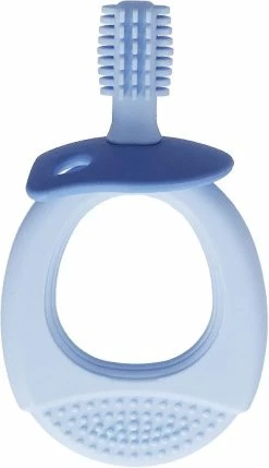 Unbranded Baby Toothbrush Silicone Soft Baby Training Toothbrush (blue) (1pcs)