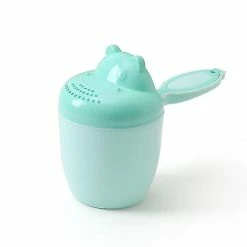 Unbranded Baby Bath Cap Kids Washing Hair Cartoon Shampoo Cup Children Shower Spoons(1 Pcs, Green)