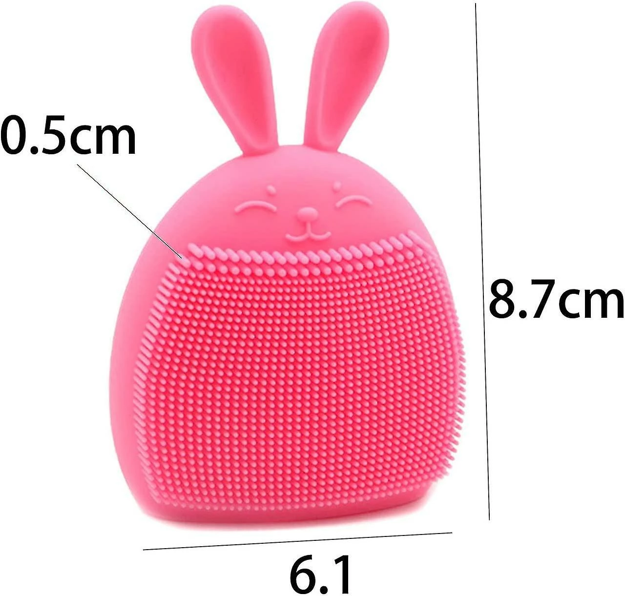 Unbranded Baby Bath Brush, Cradle Cap Brush For Baby, Friendly Silicone Massage Brush, Soft Silicone Scrubbers Exfoliator Brush The Skin Soother Baby Essential - Image 2