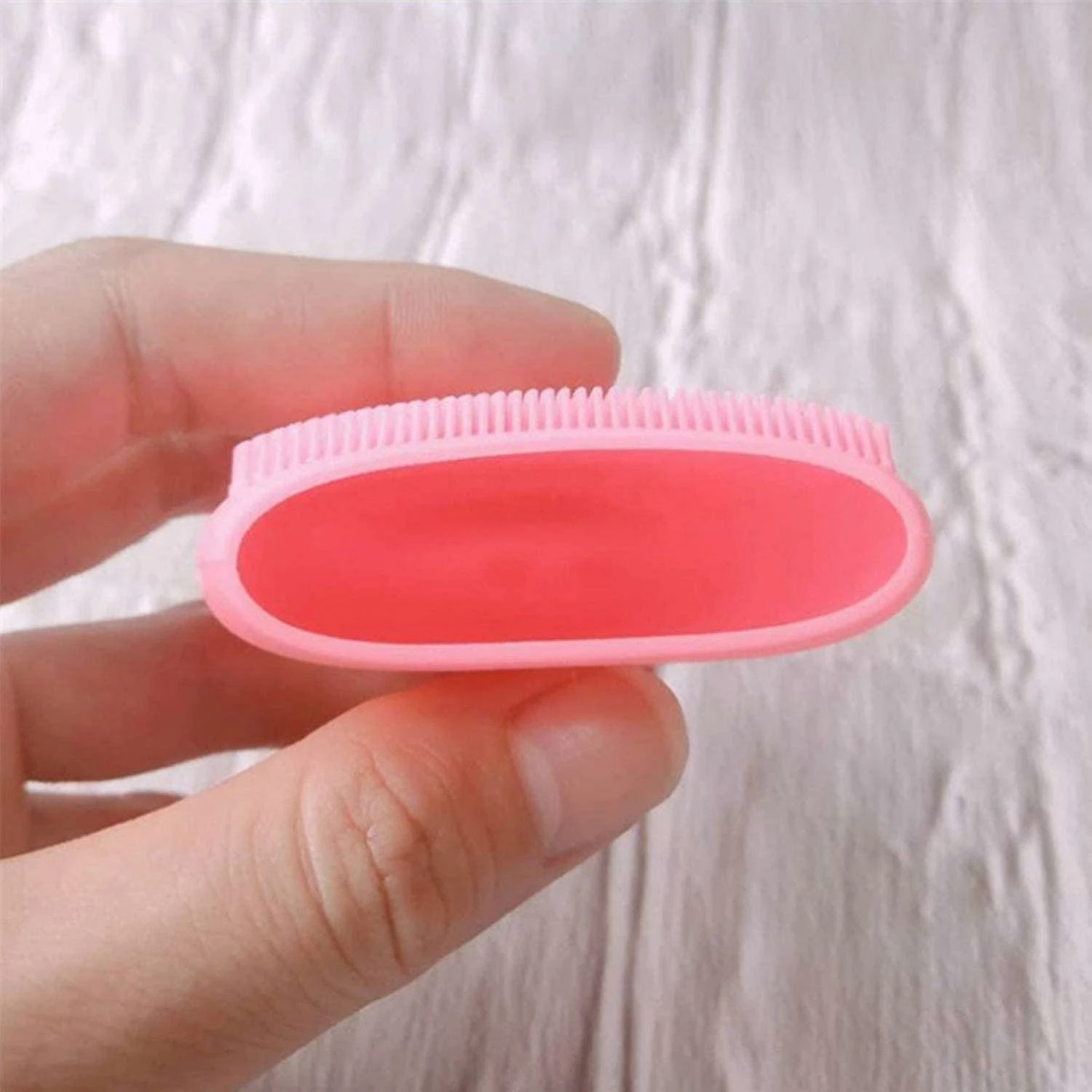 Unbranded Baby Bath Brush, Cradle Cap Brush For Baby, Friendly Silicone Massage Brush, Soft Silicone Scrubbers Exfoliator Brush The Skin Soother Baby Essential - Image 5