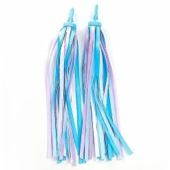 Unbranded 1 Pair Kids Bike Handlebar Streamers Ribbons Bicycle Grips Tassels For Children Baby Carrier Accessories