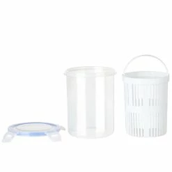 Unbranded Reusable Pickle Jar Strainer Insert Deli Food Storage Container Draining Basket