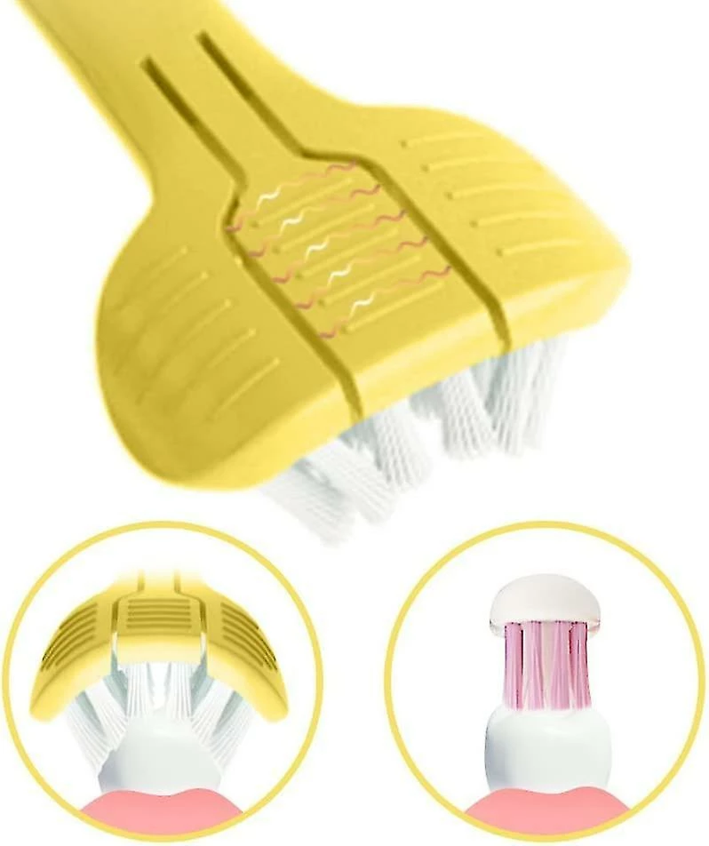 Unbranded Babyease 3-sided Toothbrush, Ultra Soft All Sides Cleaning Training Tooth Brush For Baby, Toddler 1 Years And Up(free Shipping) - Image 3