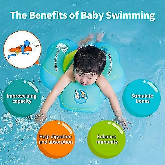 Unbranded Inflatable Baby Swimming Floating Kids Waist Ring Inflatable Pool Floating Boat Toy Swimming Pool Ac