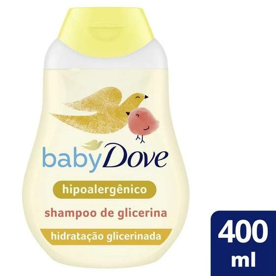 Shampoo De Glicerina Baby Dove Hidratação Glicerinada 400ml