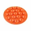 Clloio Baby Kids Magic Suction Mat Double Sided Suckers Anti Slip Plate Bowl Cutlery Placemat (orange)