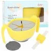 Clloio Baby Bowls 3 In 1 Silicone Multifunctional Infant Teether Feeding Training Straw Bowl240ml Yellow Bowl
