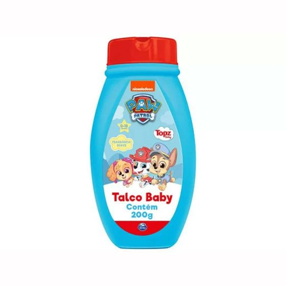 Talco Patrulha Canina Topz Baby 200G