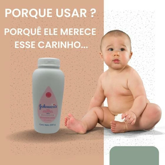 Johnson's Baby Talco Johnsons Baby Pura Proteção 200g - Johnsons & Johnsons - Image 3