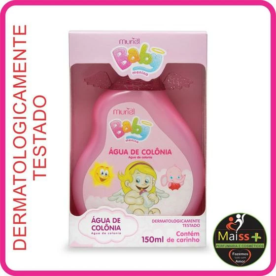 Agua De Colônia Baby Menina Muriel 150ml