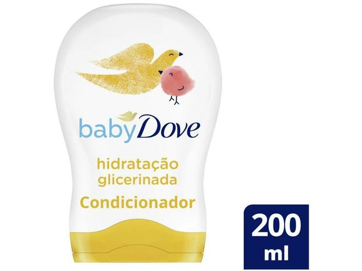 Condicionador Infantil Baby Dove - Hidratação Glicerinada 200ml - Image 2