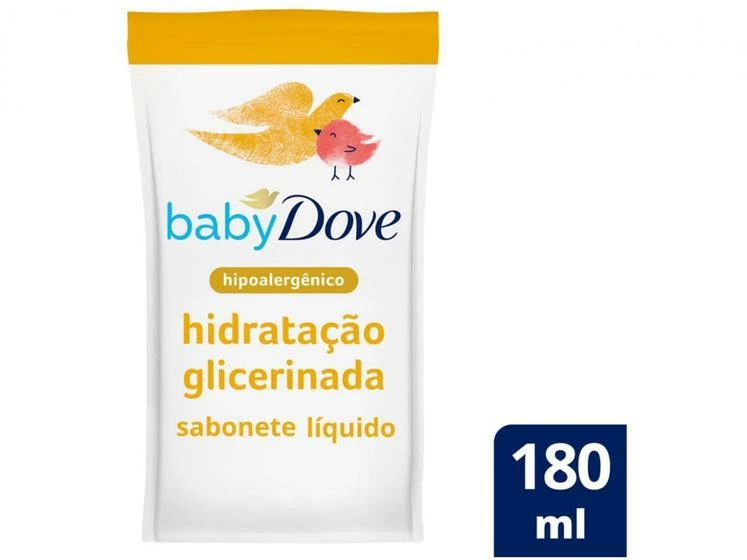 Sabonete Líquido Infantil Baby Dove - Hidratação Glicerinada 180ml - Image 2