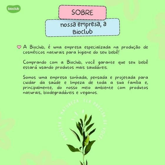 Shampoo Anti Residuos Infantil Para Bebê Bioclub 300ml Baby - Image 2