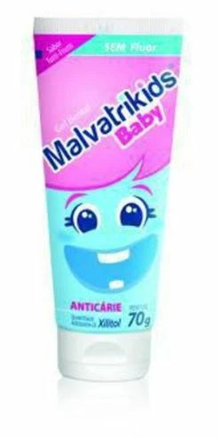 Creme Dental Infantil Malvatrikids Baby Tutti Frutti 70g