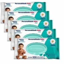 Kit Com 500 Toalhas Umedecidas Personalidade Baby Plus - EUROFRAL