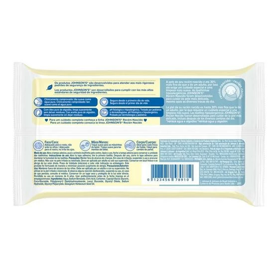 Kit 480 ToalhinhaS Johnsons Baby Recém-Nascido - Johnson's Baby - Image 3