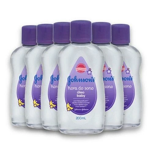 Johnson's KIT 6 OLEO JONHSON'S BABY HORA DO SONO 200ml - J&J