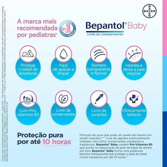 Creme Preventivo De Assaduras Bepantol Baby 30g - Ganhe 15% De Desconto - Image 3
