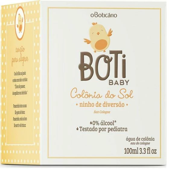 Perfume Desodorante Colônia Infantil Boti Baby 100ML Colônia Do Sol Ninho De Diversão - Perfumaria - Image 2