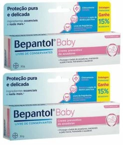 Kit Com 2 Pomada Para Assaduras Bepantol Baby 30g - Bayer