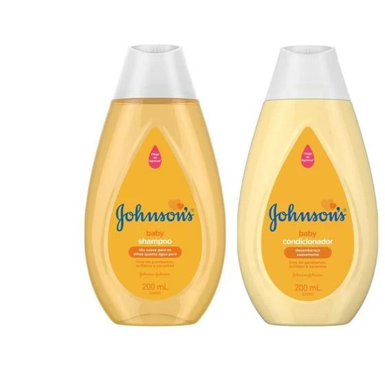 Shampoo + Condicionador 200ml Kit Johnson's Baby - Johnson & Johnson - Johnson & Johnson