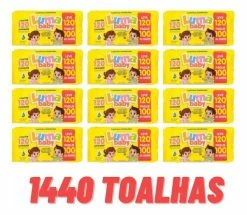 Caixa Toalhas Umedecidas Luma Baby 12 Und Com 120 Cada