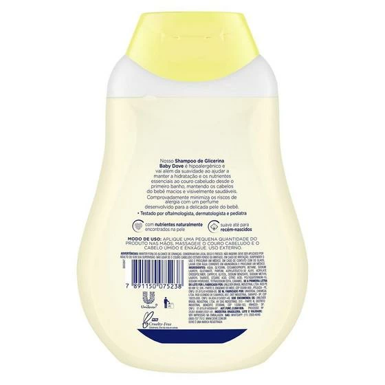 Shampoo De Glicerina Baby Dove Hidratação Glicerinada 400ml - Image 3