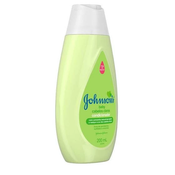 Condicionador Para Bebês Johnson's Baby Cabelos Claros 200ml Com Camomila Natural Livre De Parabenos Sulfatos E Corantes - Image 3
