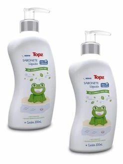 Kit C/ 02 Sabonete Líquido Da Cabeça Ao Pés - Topz Baby - Cremer