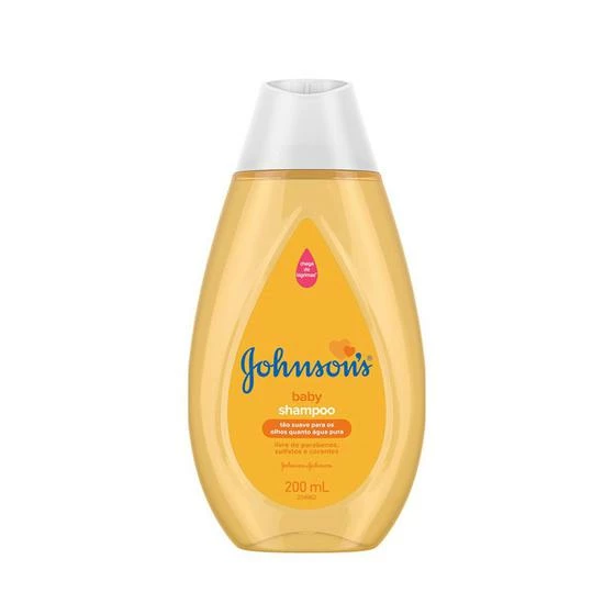Johnson & Johnson Shampoo Para Bebês Johnson's Baby Chega De Lágrimas 200ml Suave Para Os Olhos Livre De Parabenos Sulfatos E Corantes - Johnson&Johnson