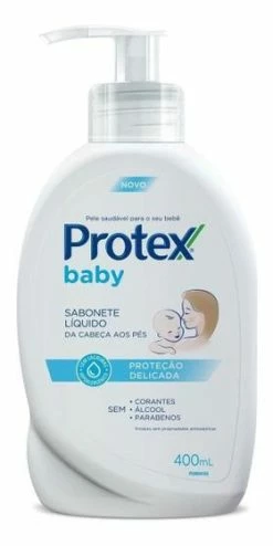 Sabonete Líquido Protex Baby Cabeça Aos Pés 400ml - Johnson's