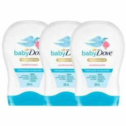 Kit 3 Condicionador Dove Baby Hidratação Enriquecida Com 200ml Kit Com Três Unidades