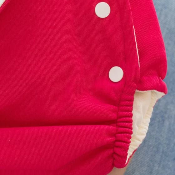 Fralda Ecológica De Piscina Reutilizável Bebê Com Absorvente Malha Gel P Ao G Pink - Mais Que Baby - Image 2