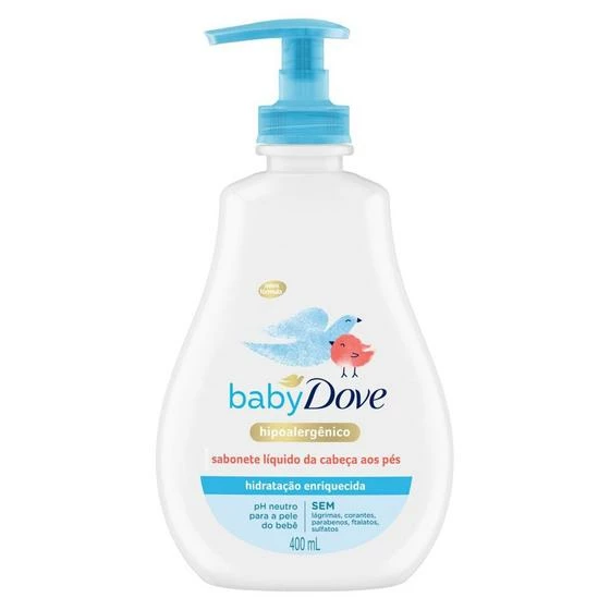 Sabonete Líquido Dove Baby Hidratação Enriquecida 400ml