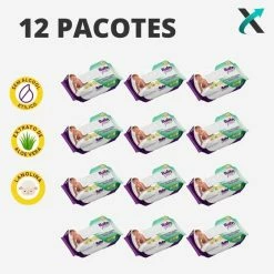 Caixa Com 12 Toalhas Umedecida Baby Free 100 - QUALYBLESS