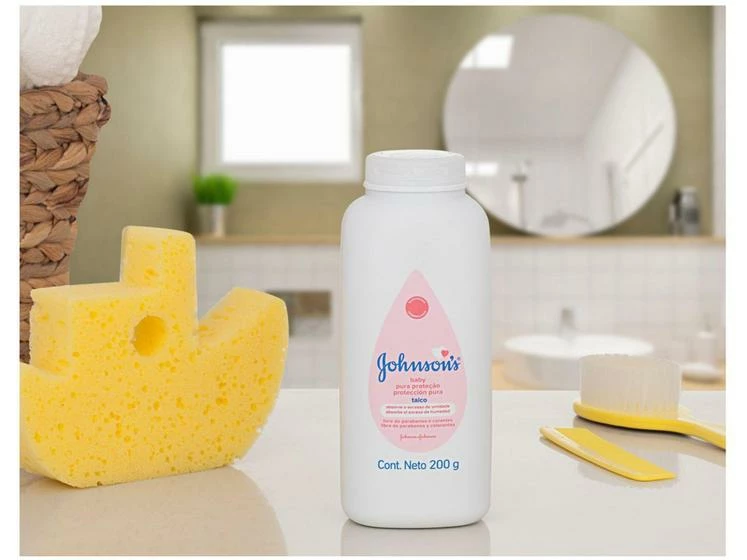 Talco Johnsons Baby Pura Proteção 200g - Johnson's - Image 2
