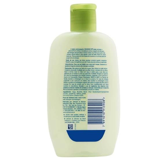 Johnson & Johnson Loção Antimosquito Johnsons Baby 200ml - Johnson&johnson - Image 2