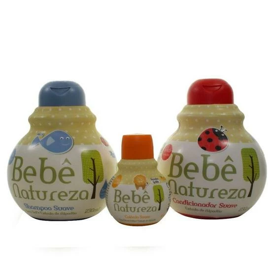 Kit Shampoo Condicionador E Colônia Bebê Natureza - Koala Baby